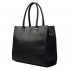 L1509 - Miss Lulu Leather Look Classic Square Shoulder Bag Black