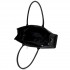 L1509 - Miss Lulu Leather Look Classic Square Shoulder Bag Black