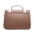 L1521 - Miss Lulu Classic Satchel Shoulder Bag Brown
