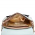 L1521 - Miss Lulu Classic Satchel Shoulder Bag Grey