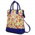 L1523NF - Miss Lulu Large Flower Backpack Shoulder Bag Yellow