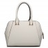 LF1627 - Miss Lulu Faux Leather Two Compartment Shoulder Bag Beige