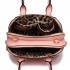 LF1627 - Miss Lulu Faux Leather Two Compartment Shoulder Bag Pink