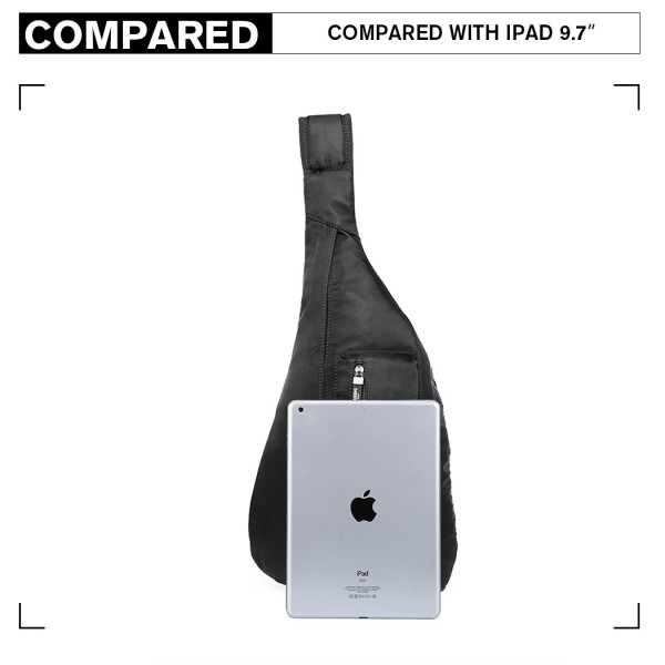 LB1934 - Miss Lulu Casual Single Strap Sling Backpack - Black