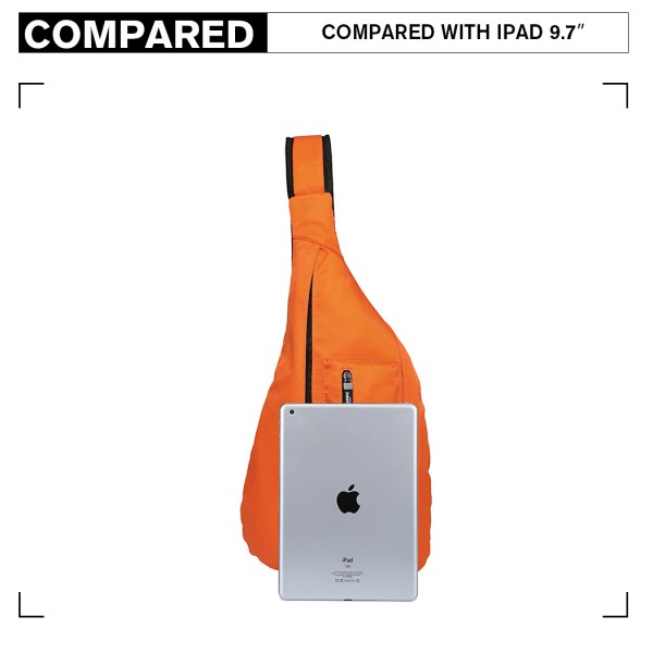 LB1934 - Miss Lulu Beiläufig Einzelband Sling Rucksack - Orange