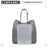 LB1937 - MISS LULU 4 PIECE SET SHOULDER TOTE HANDBAG - GREY