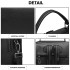LB1967 - Miss Lulu Leather Look Multi-way Backpack Shoulder Bag - Black LB1967 - Miss Lulu Leather Look Multi-way Backpack Shoulder Bag - Black