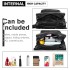LB1967 - Miss Lulu Leather Look Multi-way Backpack Shoulder Bag - Black LB1967 - Miss Lulu Leather Look Multi-way Backpack Shoulder Bag - Black