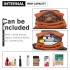 LB1967 - Miss Lulu Leather Look Multi-way Backpack Shoulder Bag - Brown