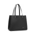 LB1969 - Miss Lulu 2 Piece Handbag and Cross Body Bag Set - Black