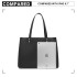 LB1969 - Miss Lulu 2 Piece Handbag and Cross Body Bag Set - Black LB1969 - Miss Lulu 2 Piece Handbag and Cross Body Bag Set - Black