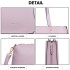 LB1969 - Miss Lulu 2 Piece Handbag and Cross Body Bag Set - Pink