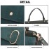 LB6871-MISS LULU STYLISH LADIES LEATHER HANDBAG SHOULDER BAG GREEN