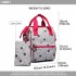 LB6896 - Miss Lulu Child's Unicorn Backpack with Pencil Case - Grey