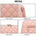 LB6920 - Miss Lulu Quilted Shoulder Cross Body Bag - Pink LB6920 - Miss Lulu Quilted Shoulder Cross Body Bag - Pink