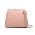 LB6920 - Miss Lulu Quilted Shoulder Cross Body Bag - Pink LB6920 - Miss Lulu Quilted Shoulder Cross Body Bag - Pink