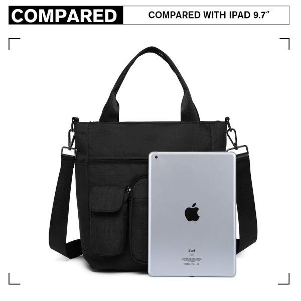 LB6923 - Kono Multi-Compartment Tote Shoulder Bag - Black LB6923 - Kono Multi-Compartment Tote Shoulder Bag - Black