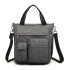 LB6923 - Kono Multi-Compartment Tote Shoulder Bag - Grey LB6923 - Kono Multi-Compartment Tote Shoulder Bag - Grey