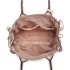 LD1842-MISS LULU FAUX LEATHER QUILTED TWILL TOTE HANDBAGS NUDE LD1842-MISS LULU FAUX LEATHER QUILTED TWILL TOTE HANDBAGS NUDE
