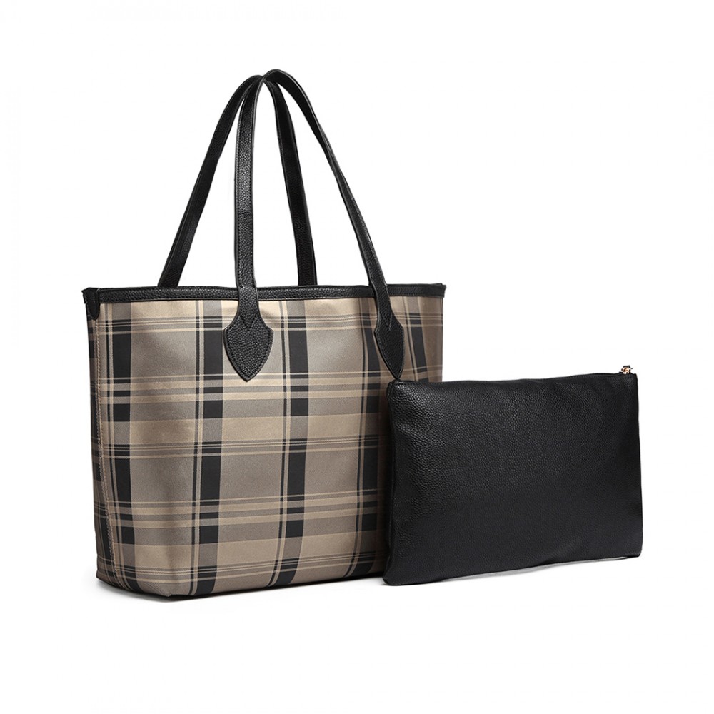 miss lulu reversible tote bag