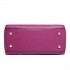 LF1627 - Miss Lulu Faux Leather Two Compartment Shoulder Bag purple LF1627 - Miss Lulu Faux Leather Two Compartment Shoulder Bag purple