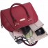 LF1627 - Miss Lulu Faux Leather Two Compartment Shoulder Bag red LF1627 - Miss Lulu Faux Leather Two Compartment Shoulder Bag red