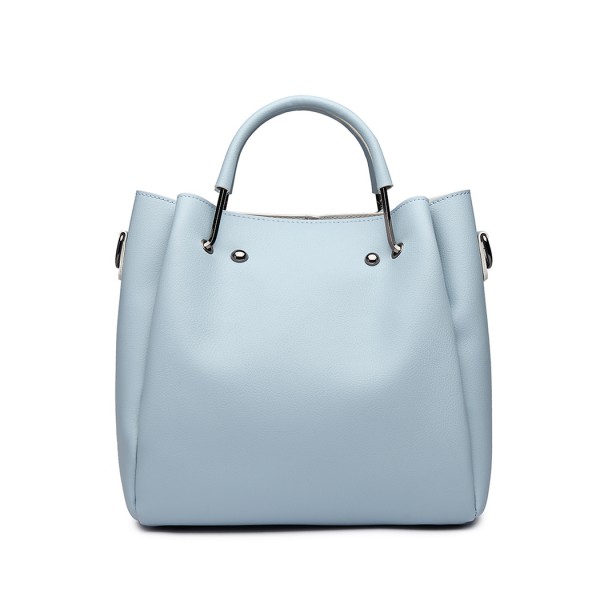 LG1844 - MISS LULU LEATHER LOOK 2 IN 1 BUCKET HANDBAG - BLUE LG1844 - MISS LULU LEATHER LOOK 2 IN 1 BUCKET HANDBAG - BLUE
