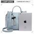 LG1844 - MISS LULU LEATHER LOOK 2 IN 1 BUCKET HANDBAG - BLUE LG1844 - MISS LULU LEATHER LOOK 2 IN 1 BUCKET HANDBAG - BLUE