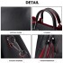 LG1844 - MISS LULU LEATHER LOOK 2 IN 1 BUCKET HANDBAG - BLACK LG1844 - MISS LULU LEATHER LOOK 2 IN 1 BUCKET HANDBAG - BLACK