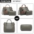 LG1844 - MISS LULU LEATHER LOOK 2 IN 1 BUCKET HANDBAG - GREEN LG1844 - MISS LULU LEATHER LOOK 2 IN 1 BUCKET HANDBAG - GREEN