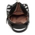 LG1866P-MISS LULU STYLISH LADIES RUCKSACK LEATHER PRINTED BACKPACK BLACK LG1866P-MISS LULU STYLISH LADIES RUCKSACK LEATHER PRINTED BACKPACK BLACK