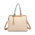 LG1907 - MISS LULU CLASSIC SIMPLE SHOULDER BAG - BEIGE LG1907 - MISS LULU CLASSIC SIMPLE SHOULDER BAG - BEIGE