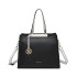LG1907 - MISS LULU CLASSIC SIMPLE SHOULDER BAG - BLACK