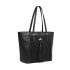 LG1961 - Miss Lulu Leather Look Tassel Tote Bag - Black LG1961 - Miss Lulu Leather Look Tassel Tote Bag - Black