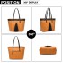 LG1961 - Miss Lulu Leather Look Tassel Tote Bag - Yellow LG1961 - Miss Lulu Leather Look Tassel Tote Bag - Yellow