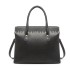 LG1974 - Panna Lulu Structured Leather Look Shoulder Bag - Czarny