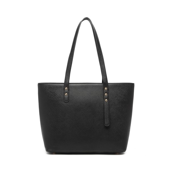 LG6931 - Miss Lulu 4-teiliges Handtaschenset - Schwarz LG6931 - Miss Lulu 4-teiliges Handtaschenset - Schwarz