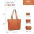 LG6931 - Miss Lulu 4-teiliges Handtaschenset - Braun LG6931 - Miss Lulu 4-teiliges Handtaschenset - Braun