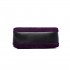 LH1724 - Miss Lulu Suede and Leather Shoulder Bag Purple