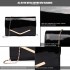 LH1809-Miss Lulu Patent leather Envelope Clutch Bag Black