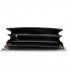 LH1809-Miss Lulu Patent leather Envelope Clutch Bag Black