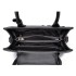 LH6809 - Miss Lulu Embellished Flower Leather Look Handbag - Black LH6809 - Miss Lulu Embellished Flower Leather Look Handbag - Black