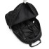 LH6842-MISS LULU GLITTER FASHION BACKPACK FRONT POCKET  RUCKSACK BLACK