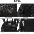 LH6924 - Miss Lulu Weave Detail Leather Look Backpack - Black LH6924 - Miss Lulu Weave Detail Leather Look Backpack - Black