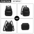 LH6924 - Miss Lulu Weave Detail Leather Look Backpack - Black LH6924 - Miss Lulu Weave Detail Leather Look Backpack - Black