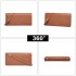 LP6909 - Miss Lulu Multi Use Purse Clutch Mini Shoulder Bag - Brown