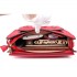 LT1665 - Miss Lulu Plain Leather Look School Work Satchel Red LT1665 - Miss Lulu Plain Leather Look School Work Satchel Red