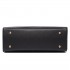 LT1666 - Miss Lulu Split Front Design Medium Tote Handbag Black LT1666 - Miss Lulu Split Front Design Medium Tote Handbag Black
