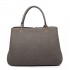 LT1701 - Miss Lulu Colour Block Panel Shoulder Bag Blue