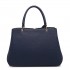 LT1701 - Miss Lulu Colour Block Panel Shoulder Bag Brown